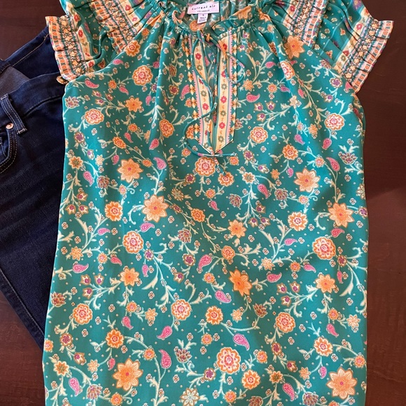 Womens floral top S - Picture 3 of 5